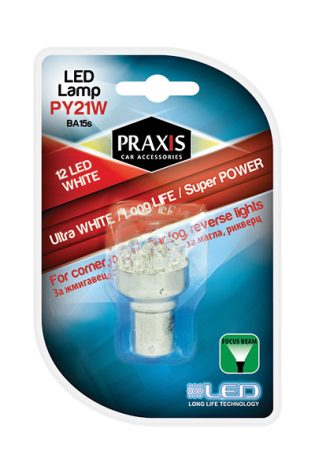 ЛЕД Сијалица БАЅ15С Моќност – 12ЛЕД Бела