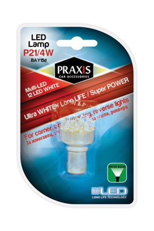 ЛЕД Сијалица БАЅ15Д Моќност – 12ЛЕД Бела