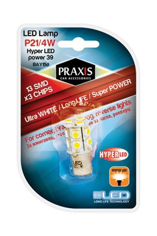 ЛЕД Сијалица БАЗ15Д Моќност – 13СМД/5050 Бела