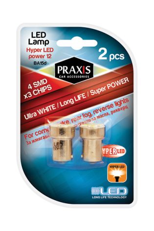 ЛЕД Сијалица Г18 БА15С Моќност – 4СМД/5050 Бела 54017