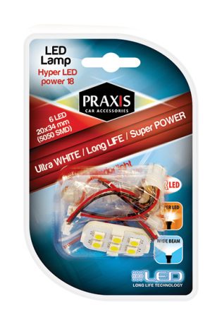 Лед сијалица Внат. светло 20h34MM-6SMD/505 – 54018